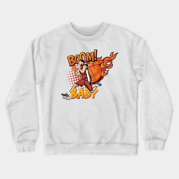 BOOM Crewneck Sweatshirt by Sashmika Prabhashwara